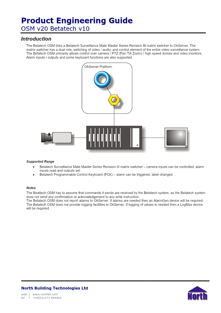 Preview thumbnail of page 1 of the Betatech Engineering Guide PDF document.